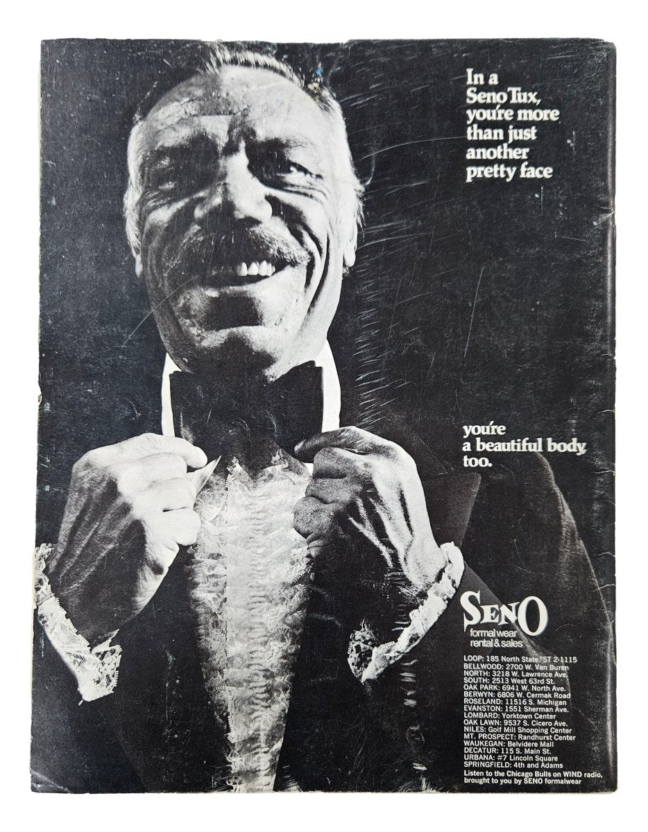 Chicago Bulls 1970 NBA Courtside Official Program - Sports Integrity