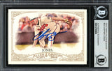 Chipper Jones Signed 2012 Topps A&G #33 Braves Trading Card BAS