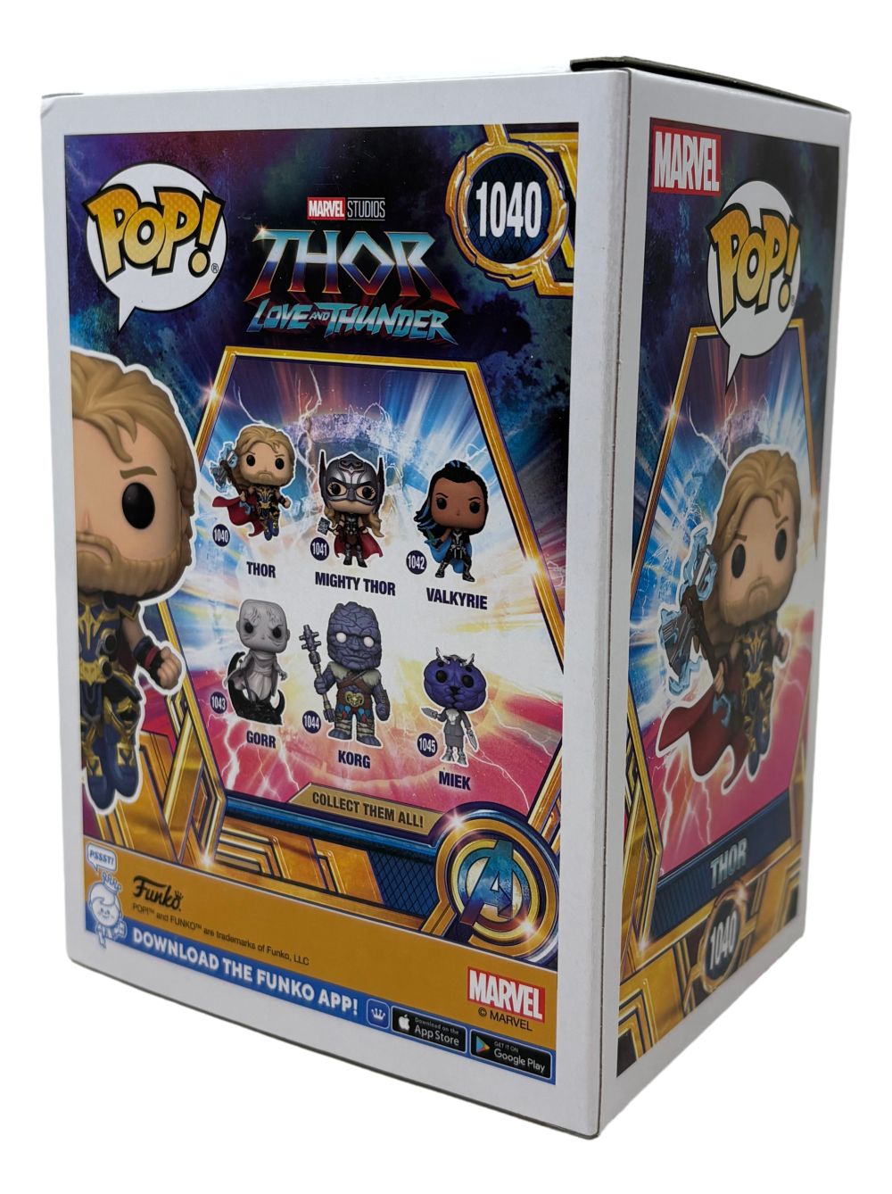 Chris Hemsworth Signed Marvel Thor Love And Thunder Funko Pop #1040 PSA/DNA