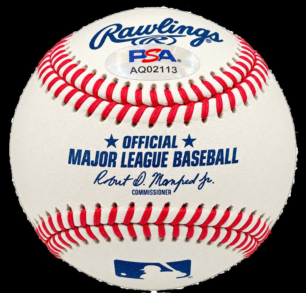 Chris Sale Atlanta Braves Signed Official MLB Baseball 24 NL CY PSA/DNA
