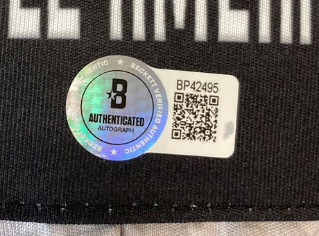 Chris Weidman Signed Custom Gray MMA Fight Trunks BAS - Sports Integrity