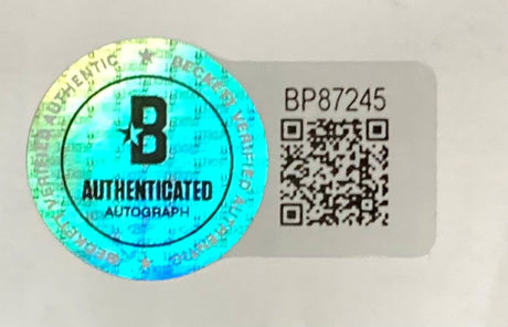 A holographic sticker with the letter B and "Authenticated Autograph" sits beside a white label showing BP87245 and QR code on the Chris Young Signed Framed Losing Sleep CD Booklet by Sports Integrity.