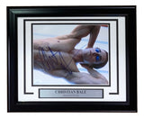 Christian Bale Signed Framed 8x10 American Psycho Photo JSA