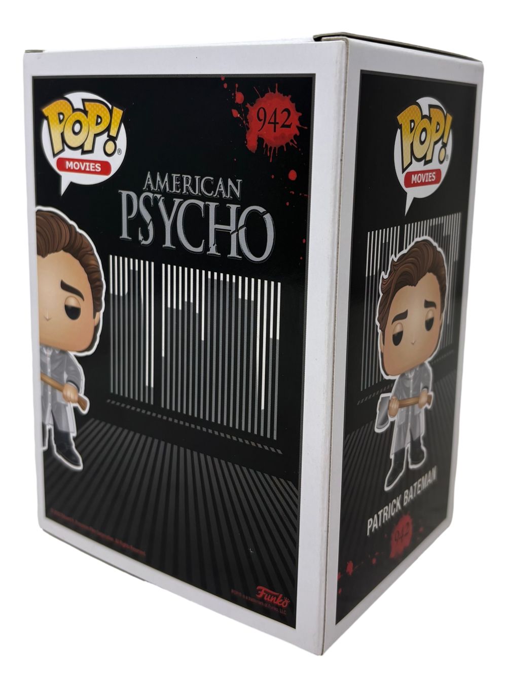 Christian Bale Signed American Psycho Funko Pop #942 BAS