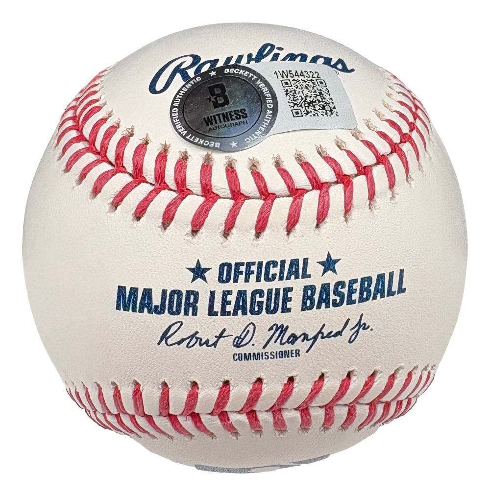 Christian Moore Los Angeles Angels Signed Official MLB Baseball BAS