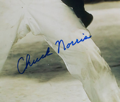 Chuck Norris Signed Framed 11x14 The Way of the Dragon Photo JSA ITP Sports Integrity