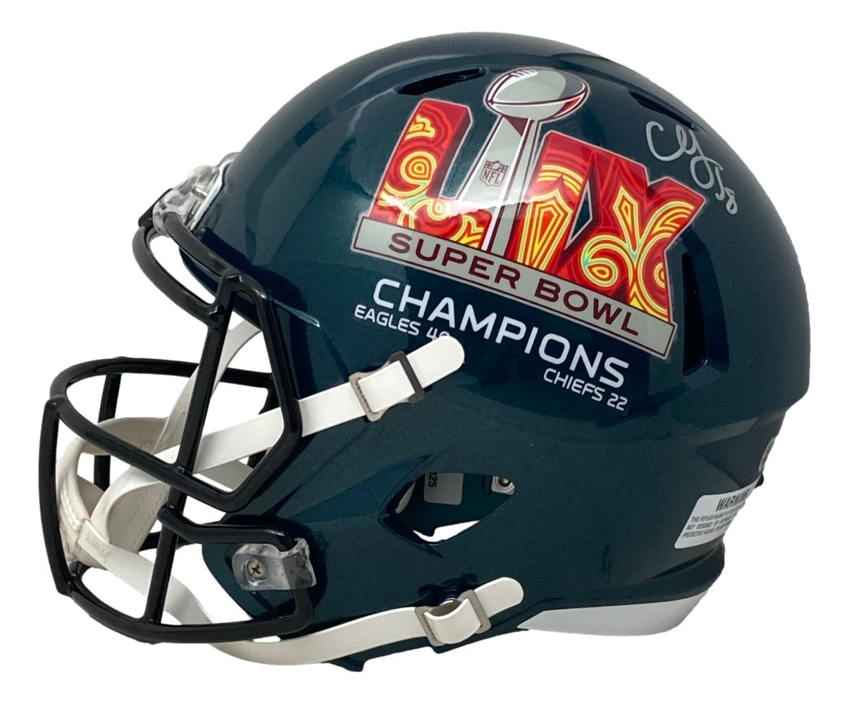 CJ Gardner-Johnson Signed Philadelphia Eagles FS Super Bowl 59 LIX Rep Helmet BAS