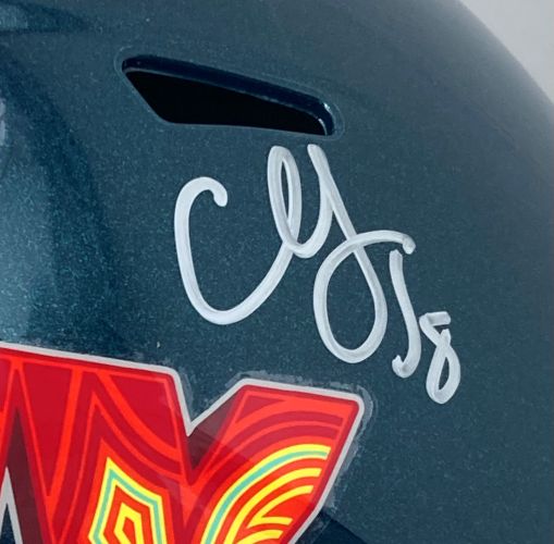 CJ Gardner-Johnson Signed Philadelphia Eagles FS Super Bowl 59 LIX Rep Helmet BAS