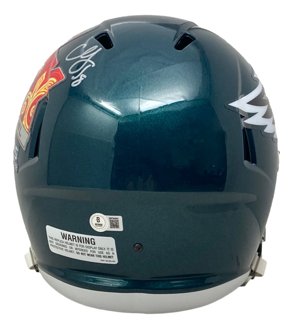 CJ Gardner-Johnson Signed Philadelphia Eagles FS Super Bowl 59 LIX Rep Helmet BAS