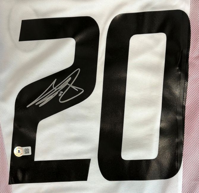 Clarence Seedorf Signed AC Milan Adidas 2003 Champions League Soccer Jersey BAS