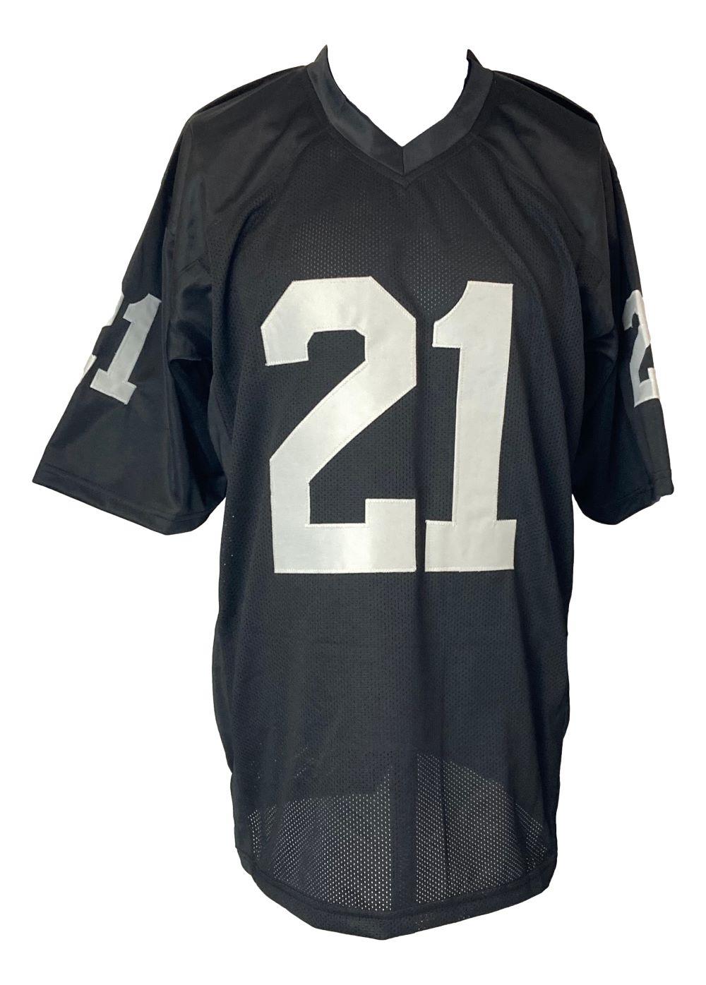 Cliff Branch Oakland Signed Black Football Jersey BAS