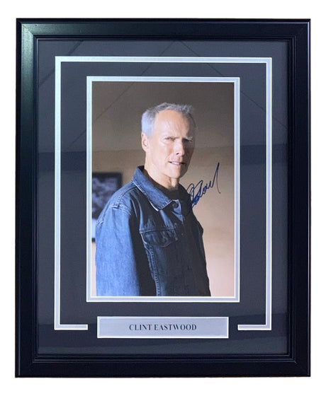 Clint Eastwood Signed Framed 11x14 Photo BAS AC22629 - Sports Integrity