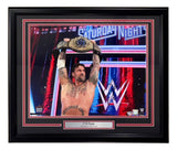 CM Punk Signed Framed 16x20 WWE Champion Photo Fanatics