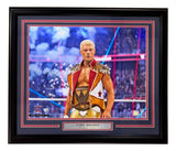 Cody Rhodes Signed Framed 16x20 WWE Bad Blood Photo Fanatics