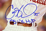 Cole Hamels Signed 16x20 Philadelphia Phillies Photo 08 WS MVP Inscribed BAS ITP - Sports Integrity