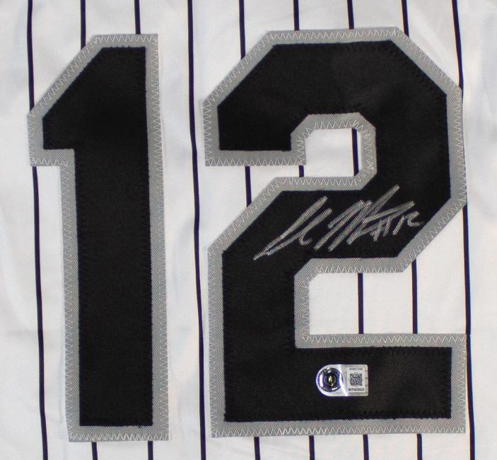 Colson Montgomery Chicago Signed White Baseball Jersey BAS