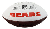 Colston Loveland Signed Chicago Bears Logo Football JSA QR