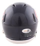 Colston Loveland Signed Chicago Bears Mini Speed Helmet JSA QR