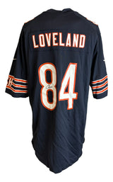 Colston Loveland Signed Chicago Bears Nike Game Replica Jersey BAS