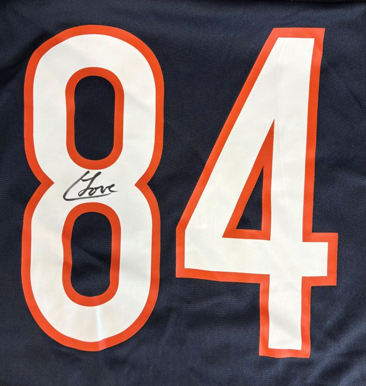 Colston Loveland Signed Chicago Bears Nike Game Replica Jersey BAS