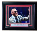 Conor McGregor Signed Framed 8x10 MMA Photo PSA/DNA Hologram