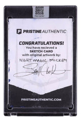 Mickey Mouse Night Magic Original 1/1 Sketch Card Signed by Artist Scott Cook