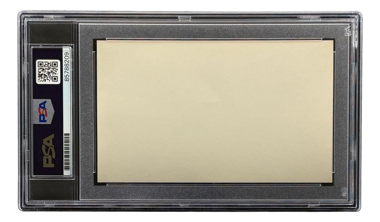 Cool Papa Bell Pittsburgh Crawfords Signed Index Card 6-23-75 PSA/DNA