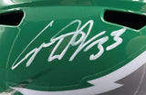 Cooper DeJean Signed Eagles FS Kelly Green Replica Helmet w/ Super Bowl 59 LIX Case