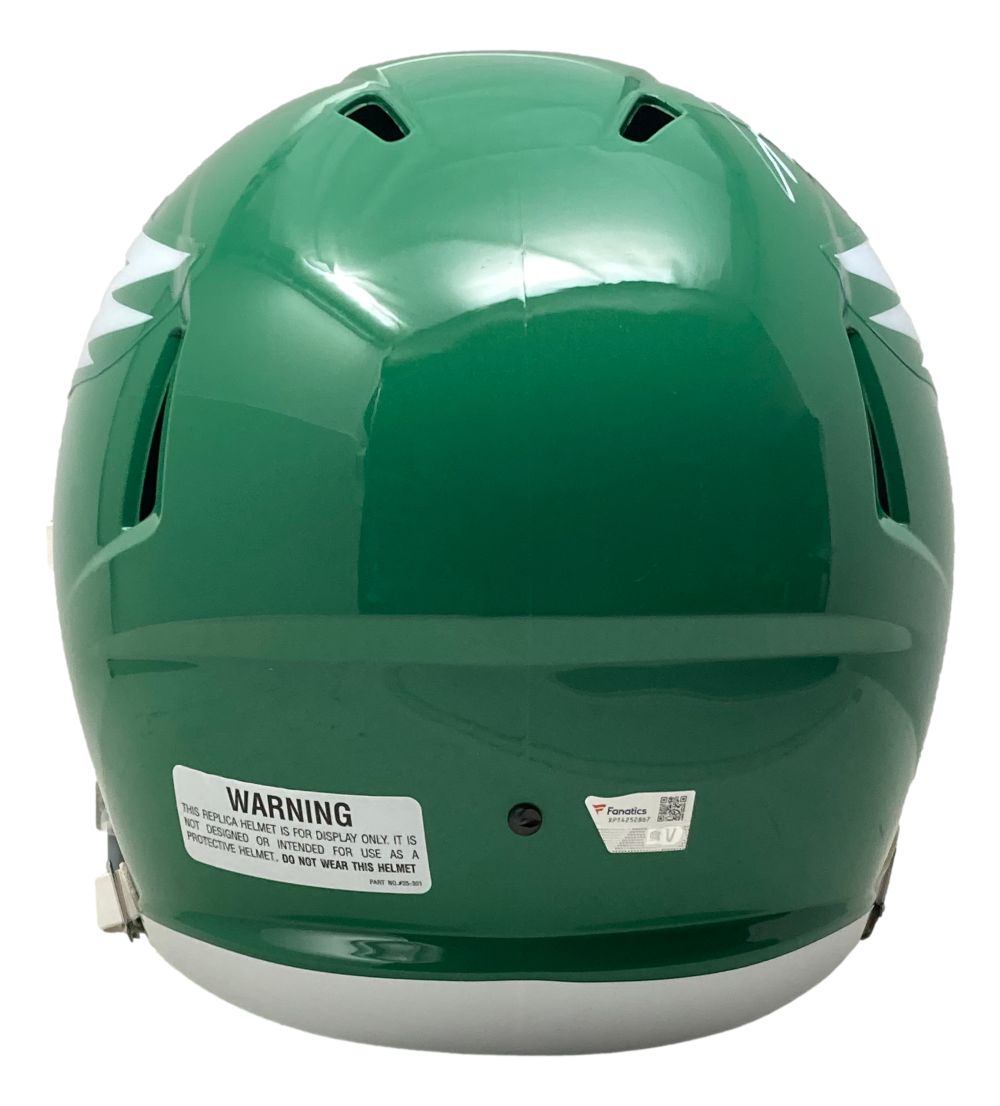 Cooper DeJean Signed Eagles FS Kelly Green Replica Helmet w/ Super Bowl 59 LIX Case