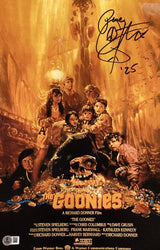 Corey Feldman Signed 11x17 The Goonies Photo Peace Inscribed BAS