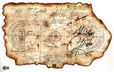 Corey Feldman Signed 11x17 The Goonies Map Photo God Bless Inscribed BAS