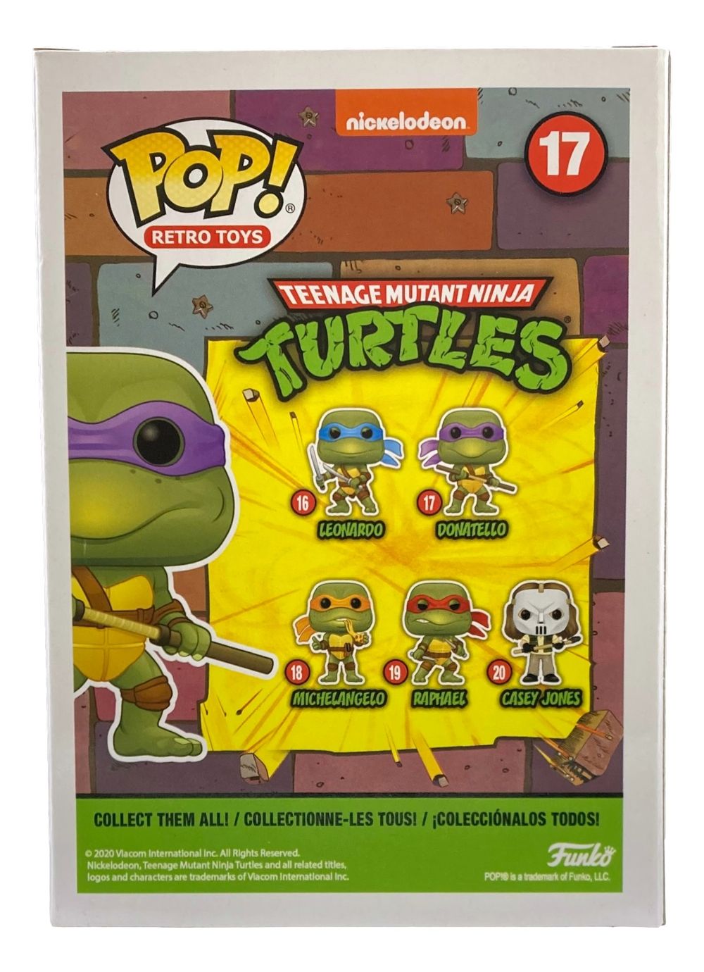 Corey Feldman Signed Teenage Mutant Ninja Turtles Funko Pop #17 Peace BAS