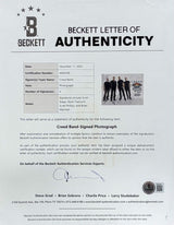 Creed (4) Band Signed Framed 8x10 Photo BAS LOA