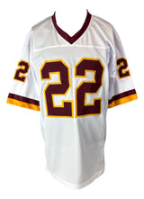 Jacory Croskey-Merritt Washington Signed White Football Jersey BAS