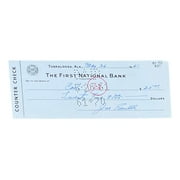Joe Sewell Cleveland Signed May 26 1961 Bank Check BAS - Sports Integrity