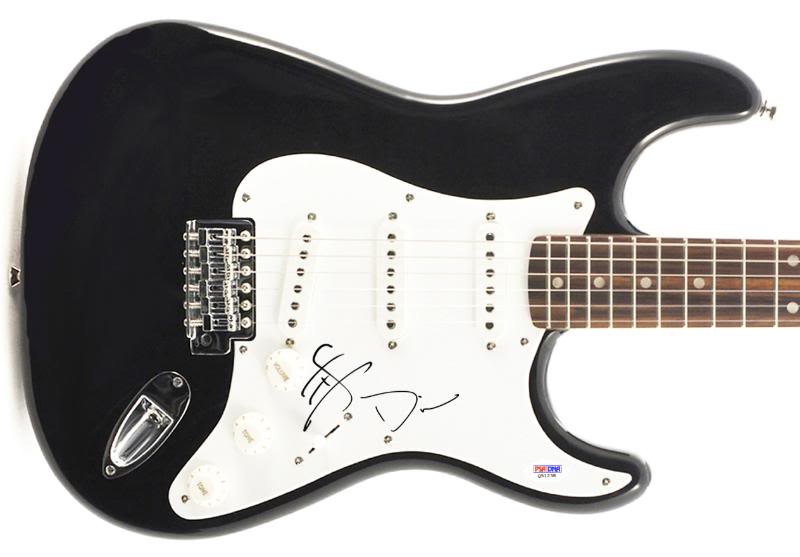 Isaac Slade & Dave Welsh The Fray Authentic Signed Guitar PSA/DNA #Q51238