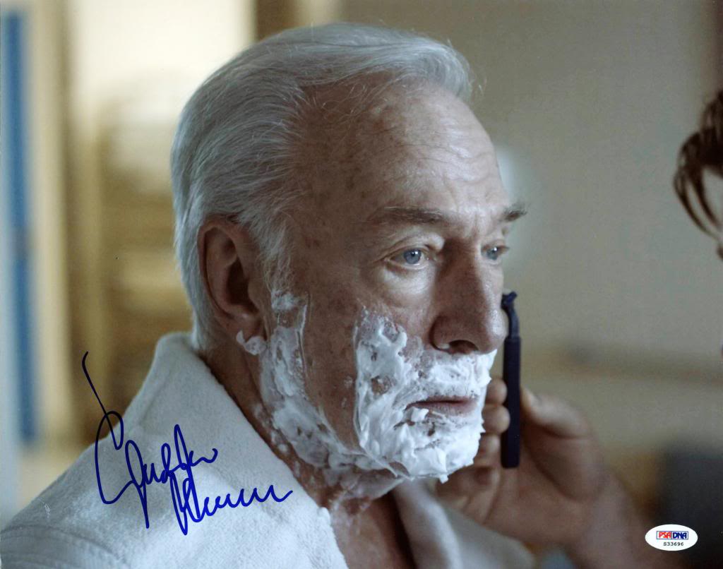 Christopher Plummer Last Station Signed Authentic 11X14 Photo PSA/DNA #S33696