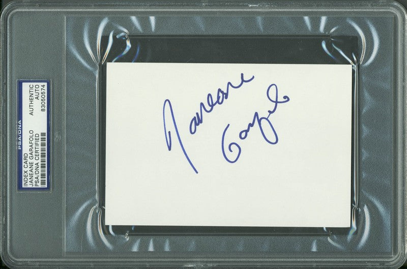 Janeane Garafolo Authentic Signed 4x6 Index Card Autographed PSA/DNA Slabbed 2