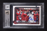 Elly De La Cruz Signed Reds 2025 Topps #99 (Beckett | Auto Grade BGS 10)