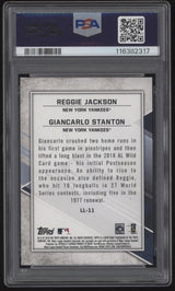 Reggie Jackson Signed 2019 Topps Fire Lasting Legacies #LL11 PSA 9 Auto 10 *POP 1*