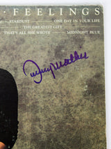 Johnny Mathis Authentic Signed Feelings Album Cover Autographed PSA/DNA #AB43033