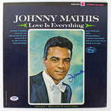 Johnny Mathis Authentic Signed Love Is Everything Album Cover PSA/DNA #AB43090