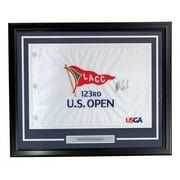 Matt Fitzpatrick Signed Framed 123rd US Open Golf Flag JSA - Sports Integrity