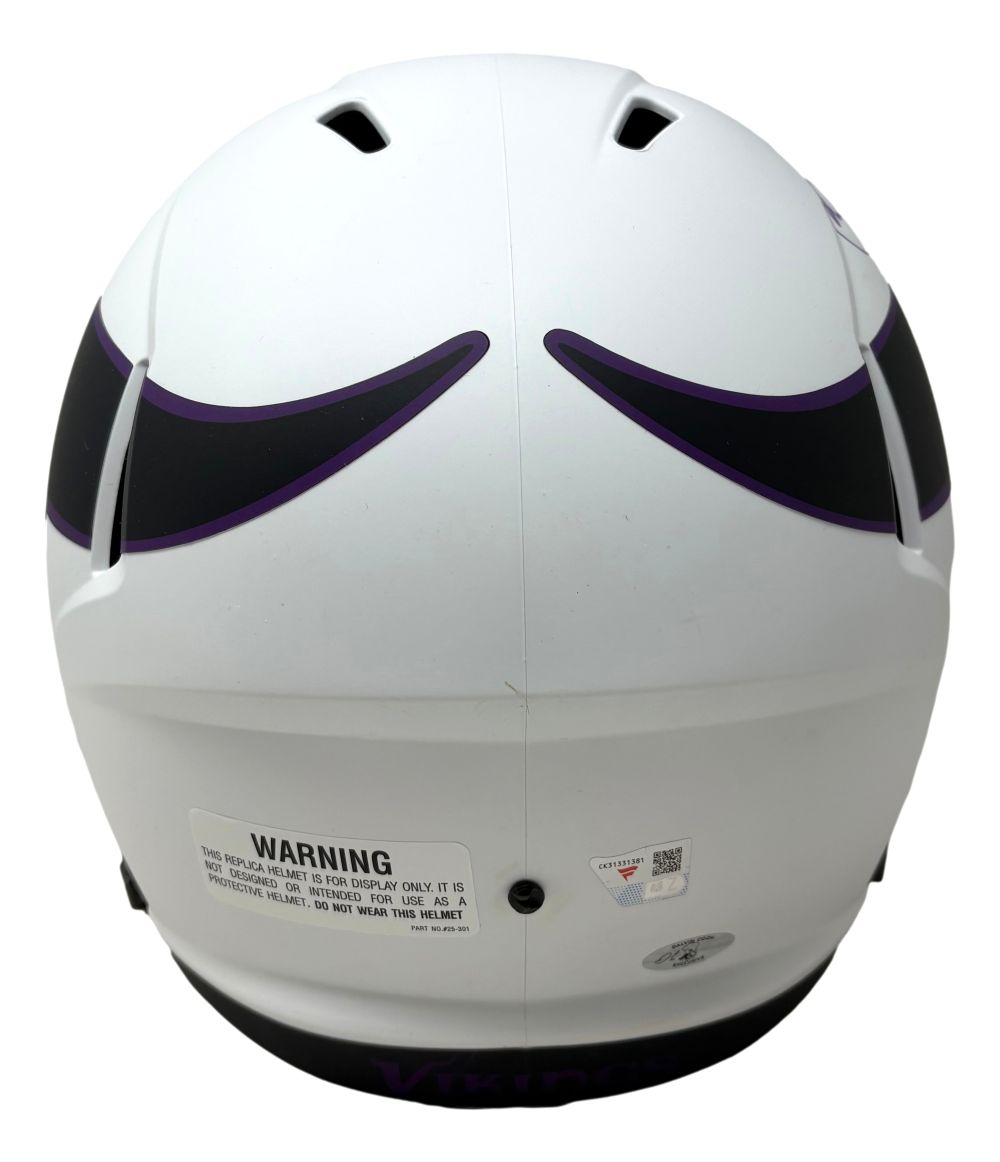Dalvin Cook Signed Vinkings FS Lunar Eclipse Replica Speed Helmet Fanatics