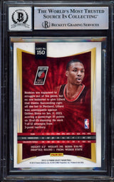 Damian Lillard Signed 2012/13 Panini Select #150 Blazers Rookie Card BAS Auto 10