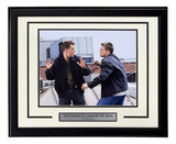 Leonardo DiCaprio Matt Damon Signed Framed 11x14 The Departed Photo PSA/DNA