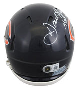 Dan Hampton Signed Chicago Bears Mini Speed Helmet HOF 2002 BAS
