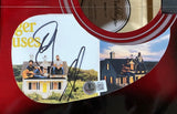 Dan & Shay Signed 41" Bigger Houses Red Acoustic Guitar BAS