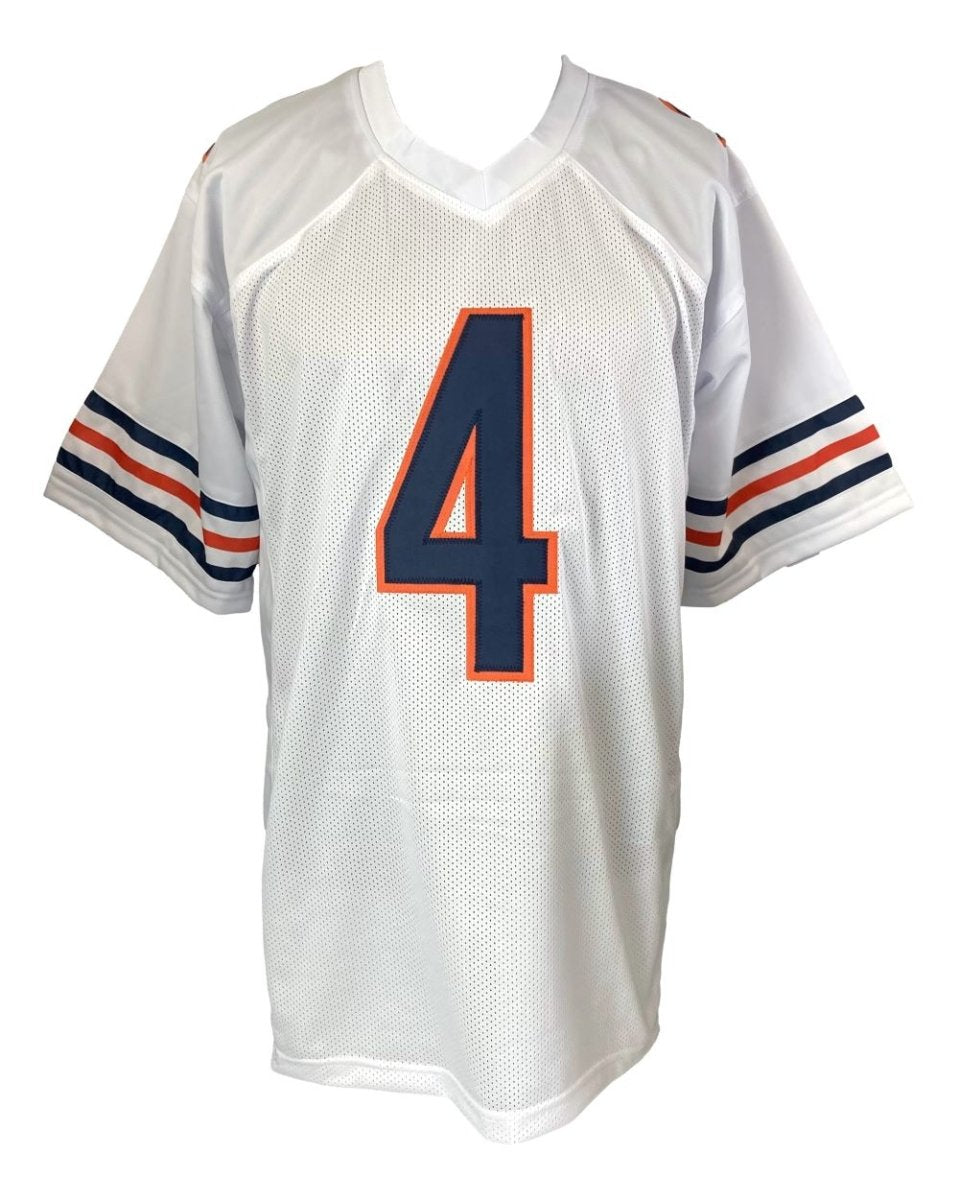 D'Andre Swift Chicago Signed White Football Jersey JSA - Sports Integrity