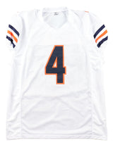 D'Andre Swift Chicago Signed White Pro Cut Football Jersey JSA QR Hologram